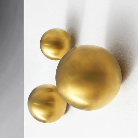 Wall Play Orbs Set of 10 - Matte Gold