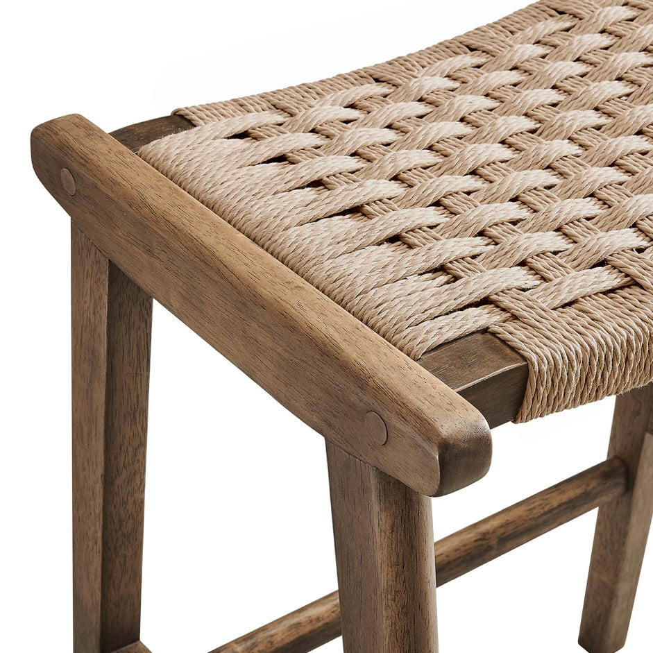 Saoirse Woven Rope Stool