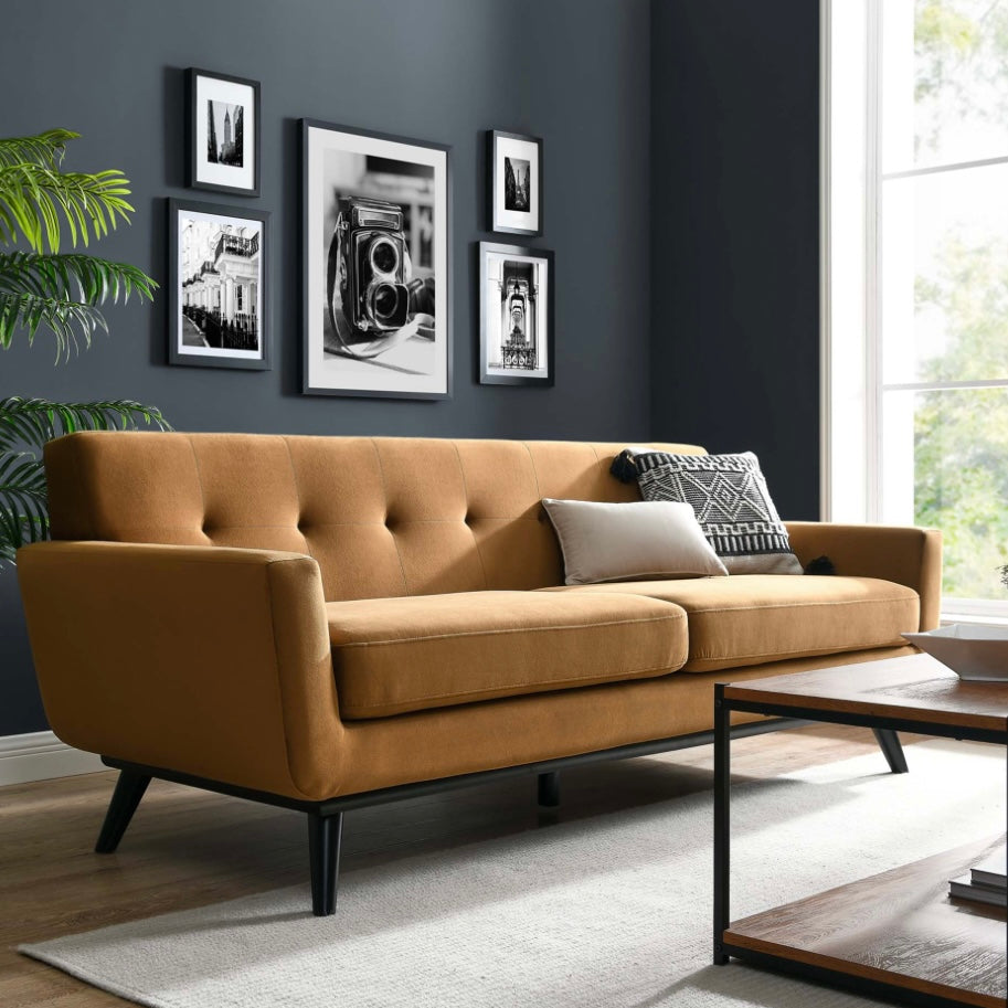 Engage Performance Velvet Sofa