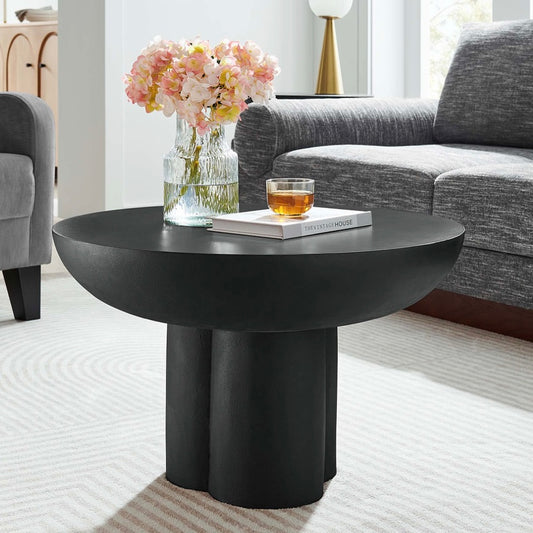 Caspain Concrete Round Coffee