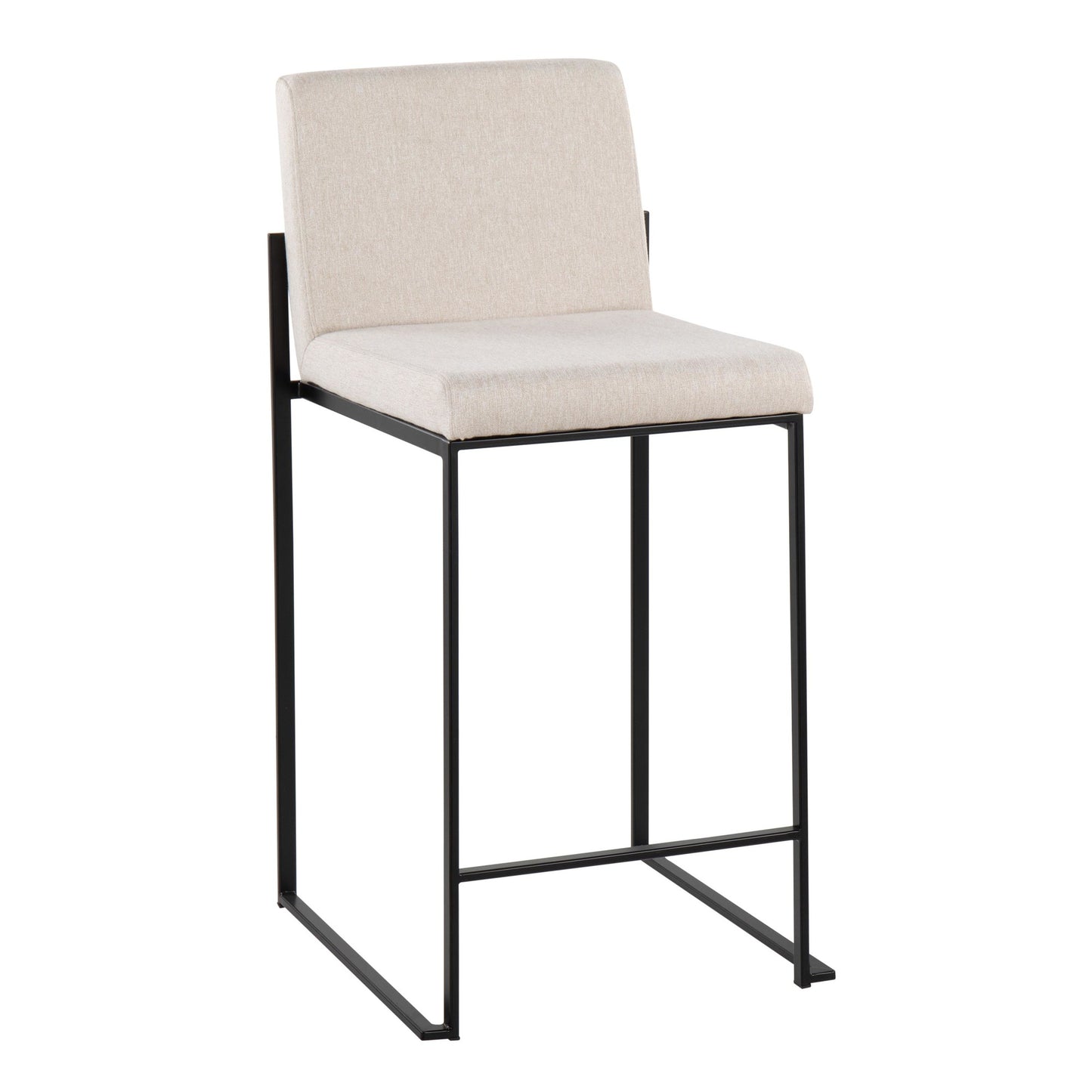 Fuji High back 26” Fixed-Height Counter Stool