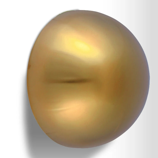 10” Gold Matte Half Orb