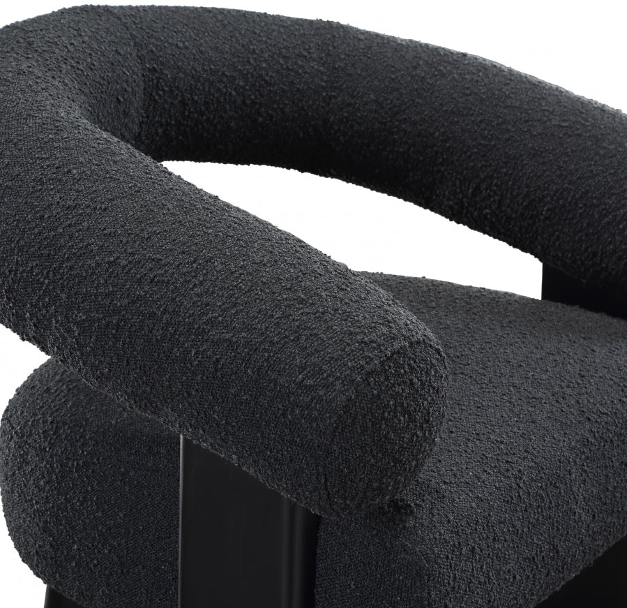 Winston Boucle Fabric Upholstered Accent Chair