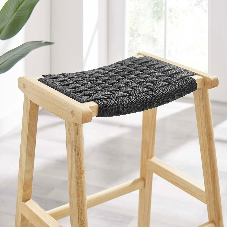 Saoirse Woven Rope Stool