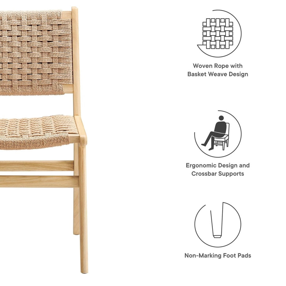 Saoirse Woven Rope Dining chair