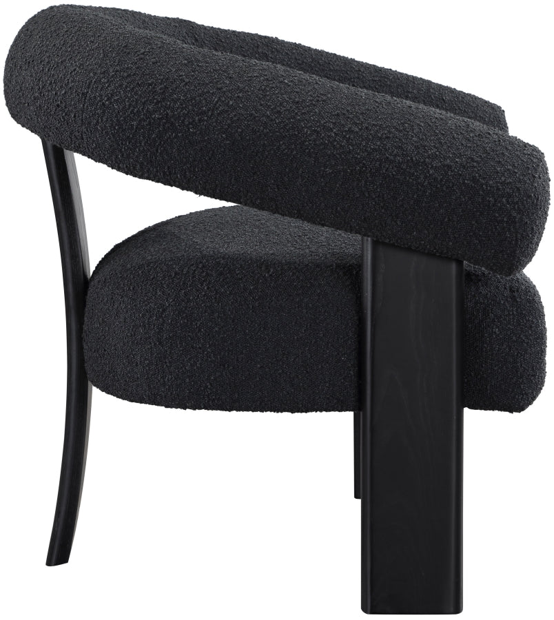 Winston Boucle Fabric Upholstered Accent Chair