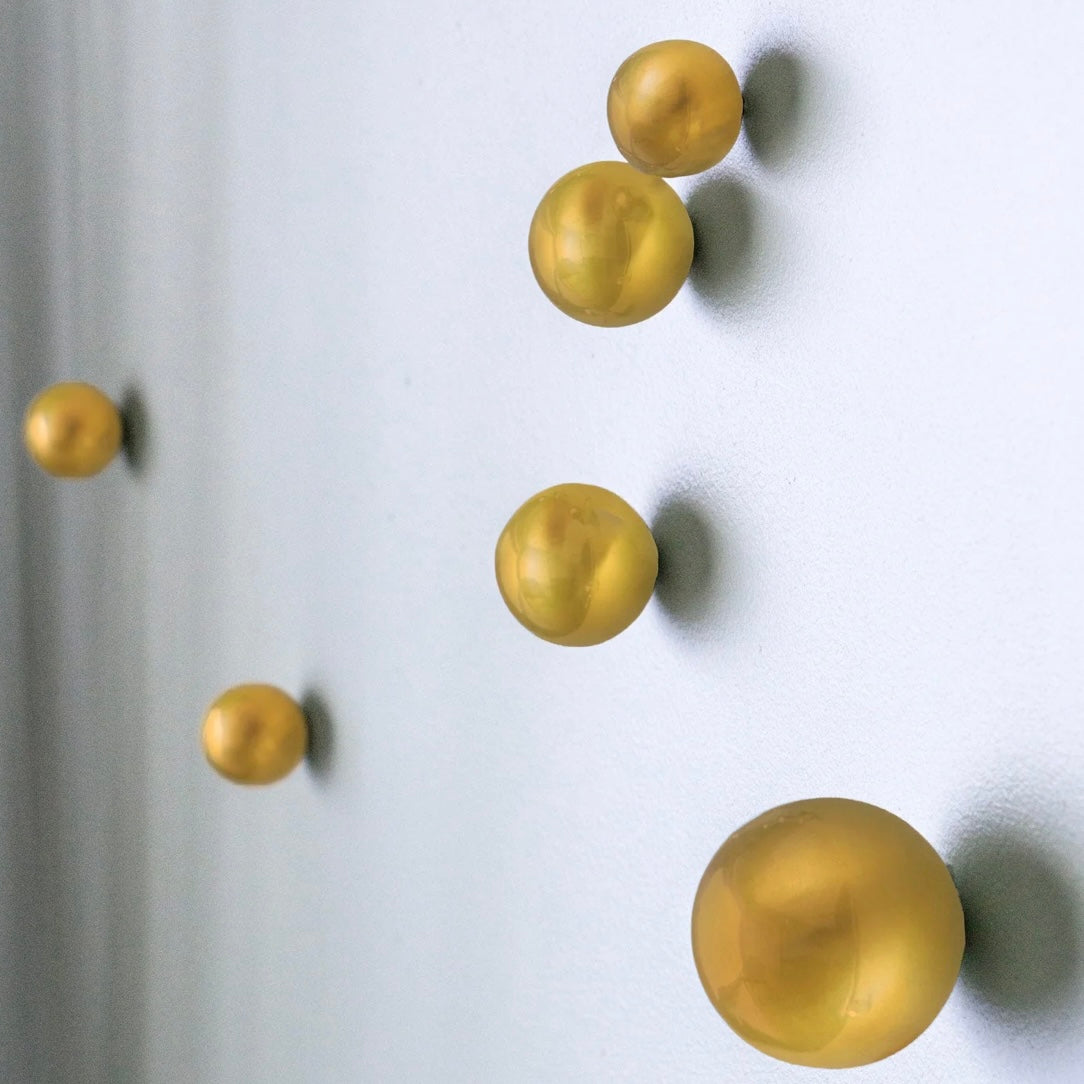 Wall Play Orbs Set of 10 - Matte Gold