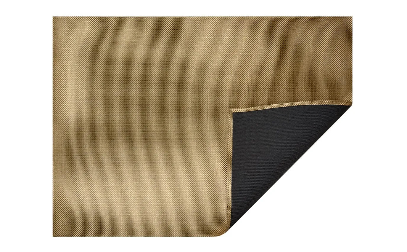 Large gilded basketweave rug