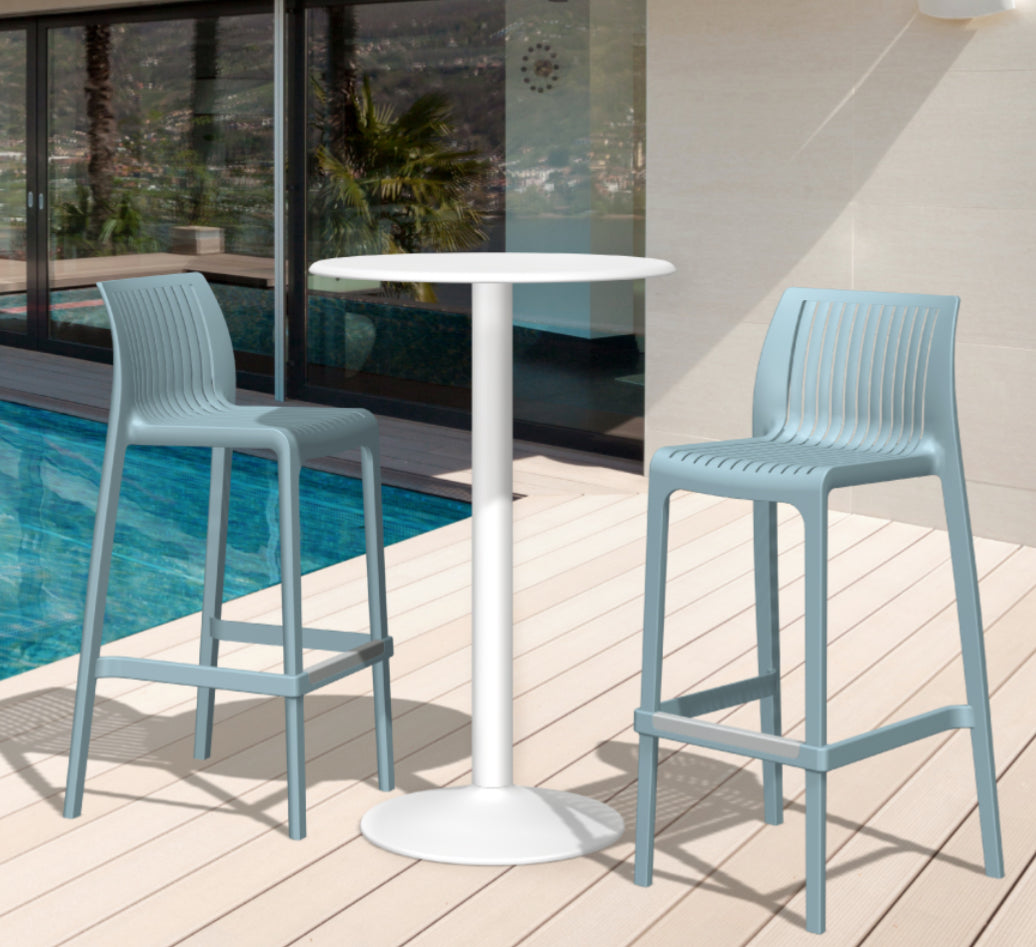 Milos Resin Bar Stool
