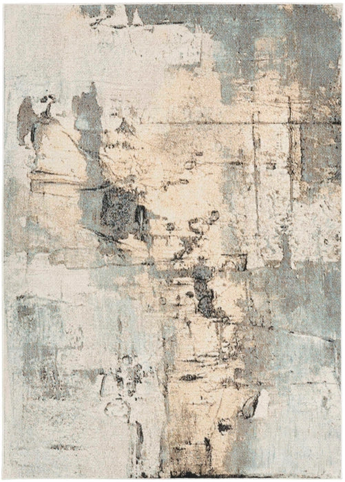 Blue Washable Area Rug