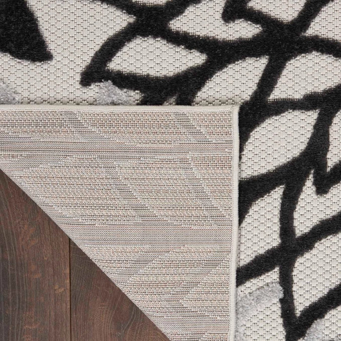 Aloha Black and White Rug