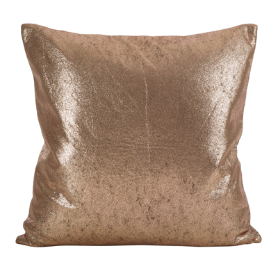 Shimmering Rose Gold Pillow