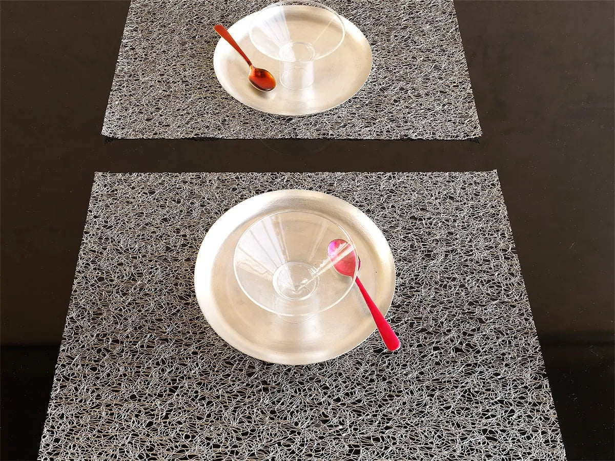 Metallic Lace Rectangle Placemat