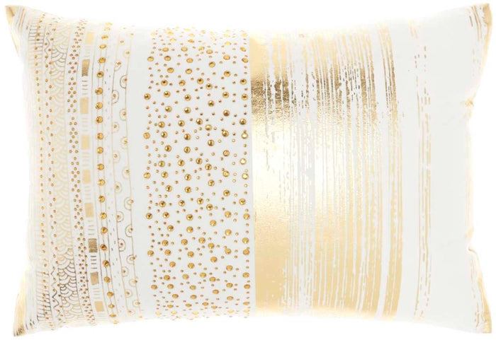 Metallic Print 12x20 Lumbar Pillow