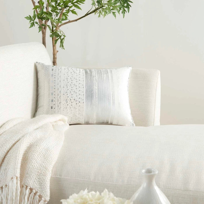 Metallic Print 12x20 Lumbar Pillow