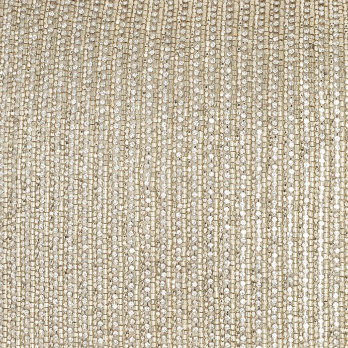 Beaded Horizontal Stripped 20x20 Throw Pillow