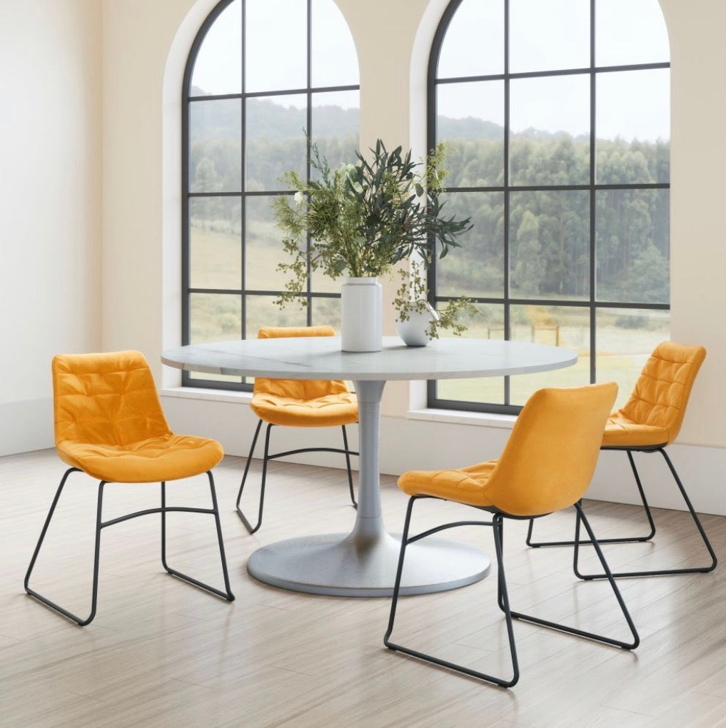 Sillas de comedor en terciopelo