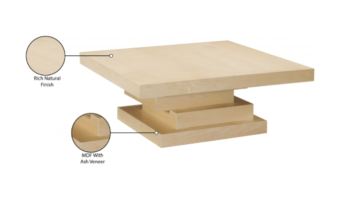 Westmount Ash Veneer Coffee Table