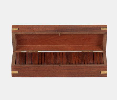 Juego de Dominó en Madera 8"x3"