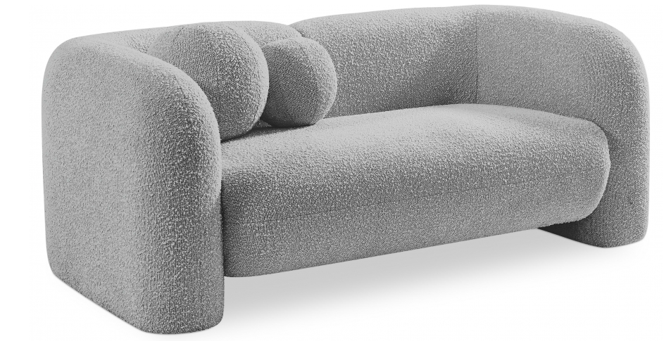 Emory Boucle Fabric Loveseat