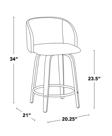 Fran Swivel Stool